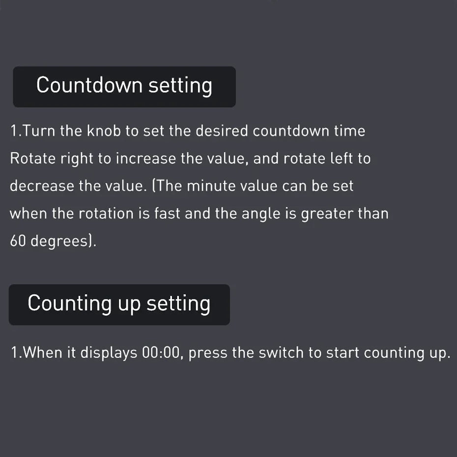 Magnetische Digitale Keukentimer