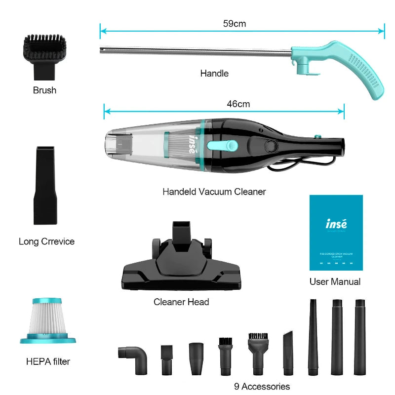 INSE R3S / INSE R6X Vacuum Cleaner