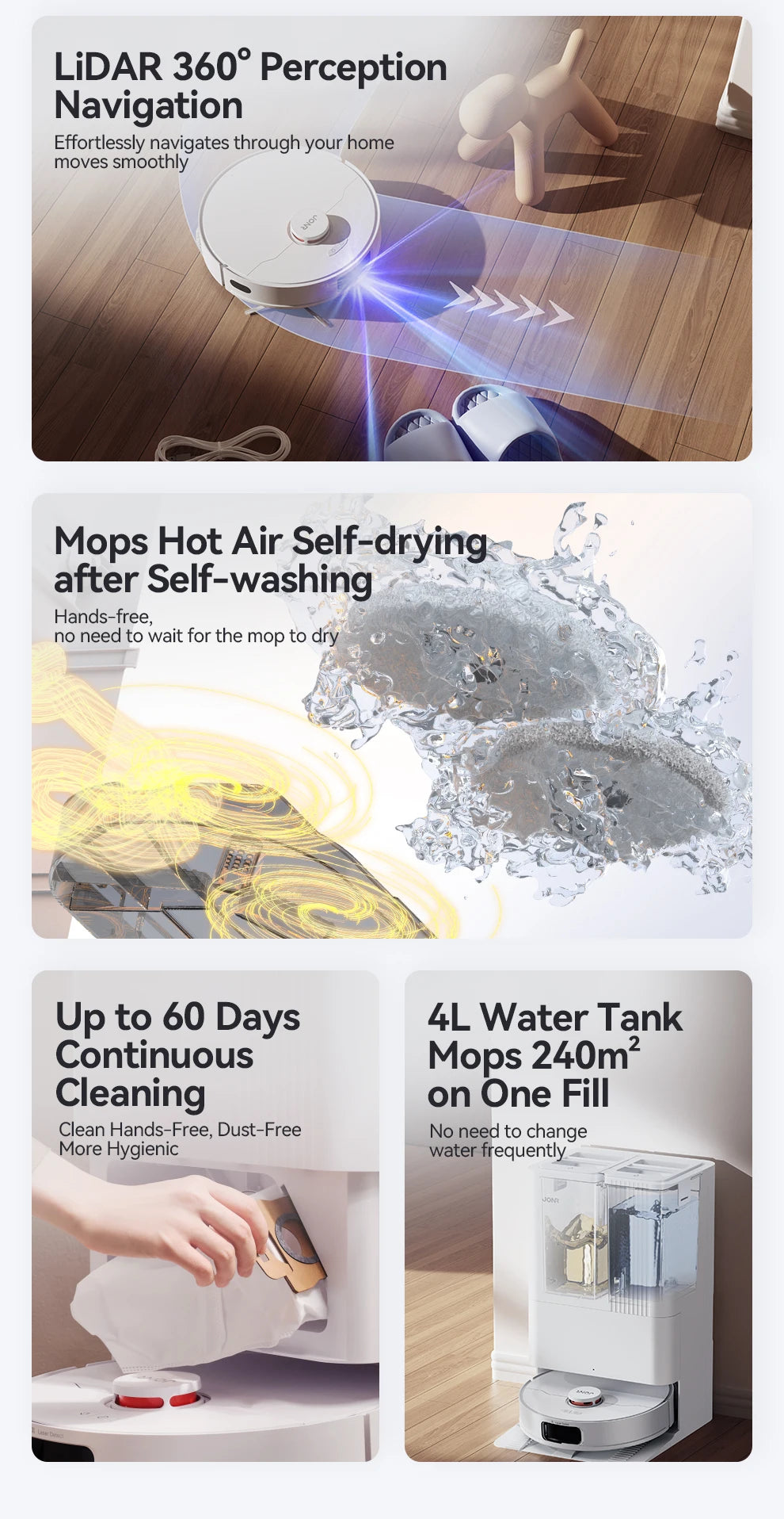 JONR Robot Vacuum P20 Pro