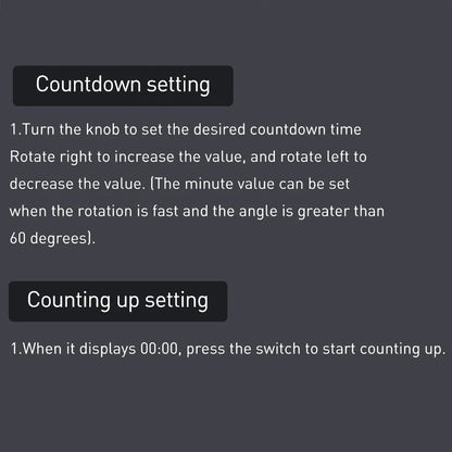 Magnetische Digitale Keukentimer