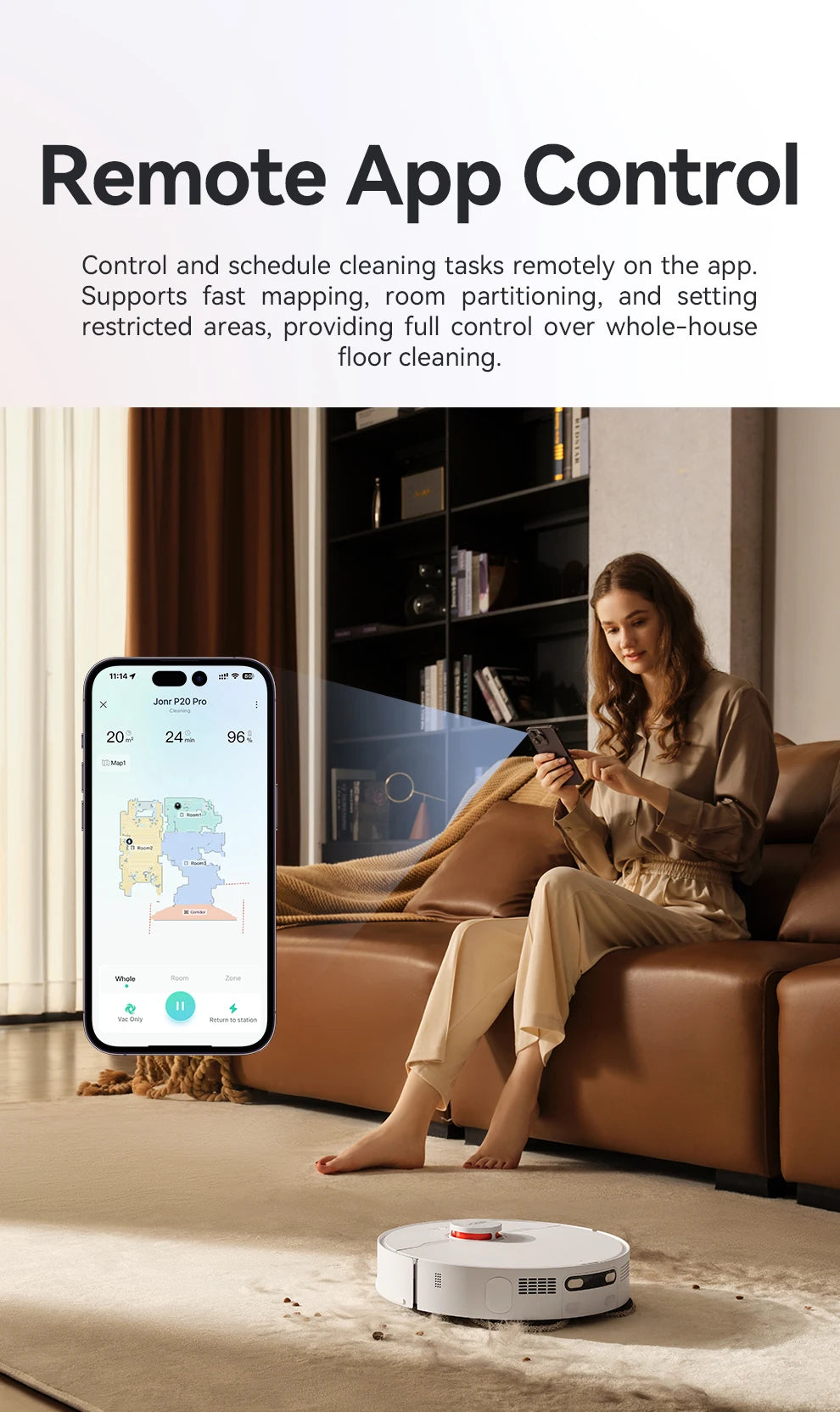 JONR Robot Vacuum P20 Pro